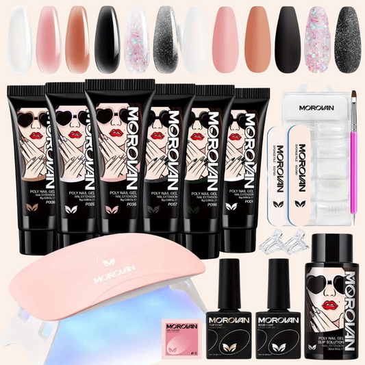 Morovan Poly Gel Nail Kit