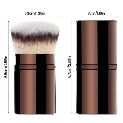 1PC Retractable Kabuki Blush Brush