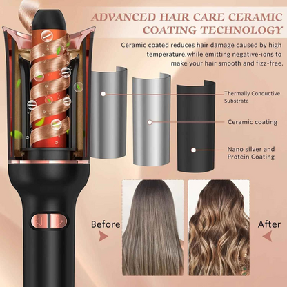 Automatic Rotating Hair Curler