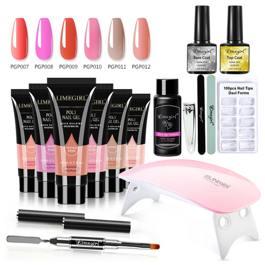 Morovan Poly Gel Nagelset